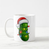 Mug Funny Christmas Ckle Santa Hat Holiday Lights Gift (Gauche)