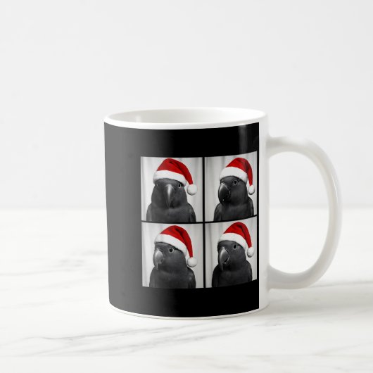 Mug Funny Christmas Eclectus Parrot Santa Photo Booth (Droite)