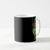Mug Funny Christmas Elf English Springer Spaniel Dog (Devant droit)