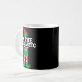 Mug Funny Christmas Family I'm The Sarcastic Elf (Devant gauche)