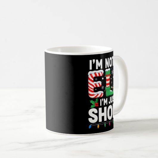 Mug Funny Christmas Family Pajamas I'm Not An Elf I'm  (Devant droit)