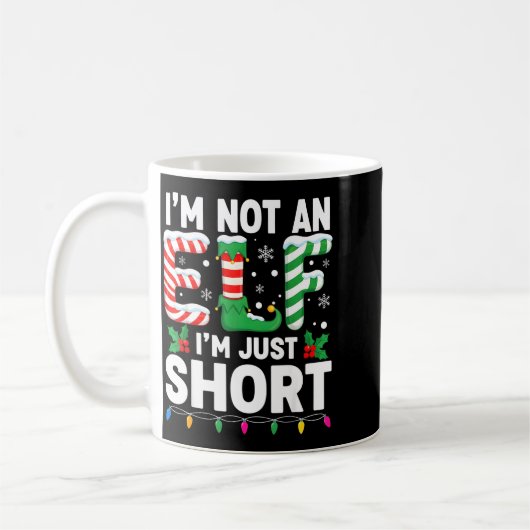 Mug Funny Christmas Family Pajamas I'm Not An Elf I'm  (Gauche)