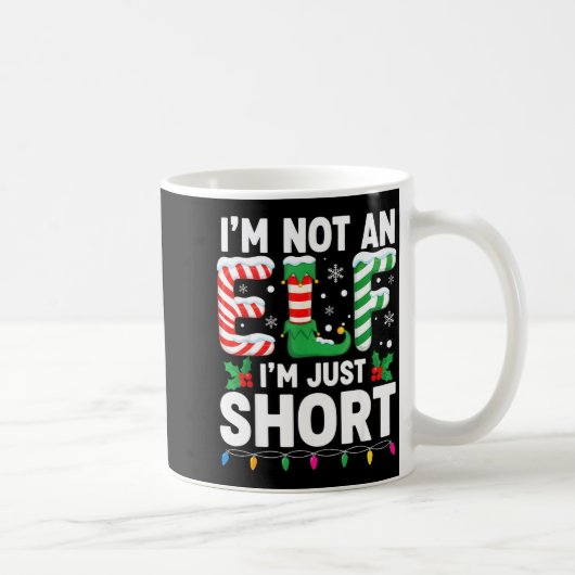 Mug Funny Christmas Family Pajamas I'm Not An Elf I'm (Droite)