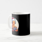 Mug Funny Christmas Gamer Gingerbread Xmas Gaming Men (Devant gauche)