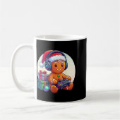 Mug Funny Christmas Gamer Gingerbread Xmas Gaming Men (Gauche)