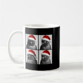 Mug Funny Christmas Green Cheek Conure Santa Photo Boo (Gauche)