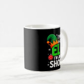 Mug Funny Christmas Im Not An Elf Just Short Xmas Men (Devant droit)