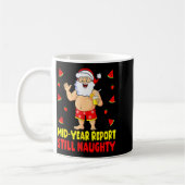 Mug Funny Christmas In July Santa Summer Vacation Men  (Gauche)