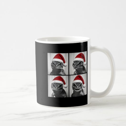 Mug Funny Christmas Leopard Gecko Santa Photo Booth (Droite)