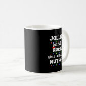 Mug Funny Christmas Matching Group Work Jolliest Bunch (Devant droit)