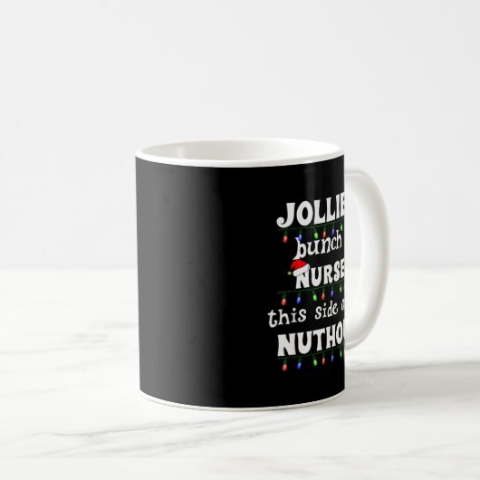 Mug Funny Christmas Matching Group Work Jolliest Bunch (Devant droit)