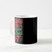 Mug Funny Christmas Meme 6-7 Naughty List Humor Meme (Devant gauche)