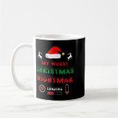 Mug Funny Christmas My Worst For Gamers  (Gauche)