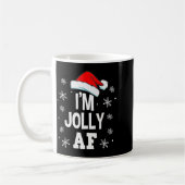Mug Funny Christmas Naughty Adults Pajama, Santa I'm J (Gauche)