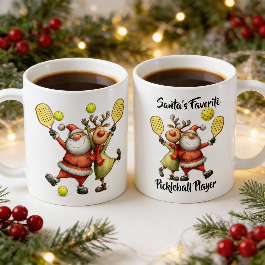 Mug Funny christmas pickleball