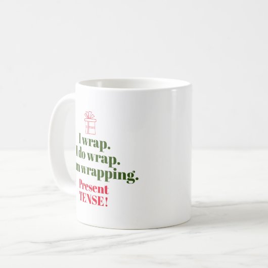 Mug Funny Christmas Pun | Grammar Humor (Devant gauche)