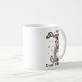Mug Funny Christmas Raccoon Feral And Pregnant Don't T (Devant droit)