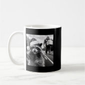 Mug Funny Christmas Raccoon Shirt Raccoon Selfie With  (Gauche)