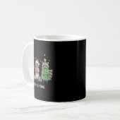 Mug Funny Christmas Racoon - Feral But Festive  (Devant gauche)