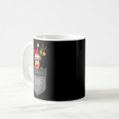 Mug Funny Christmas Reindeer In Cket (Devant gauche)