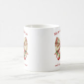 Mug Funny Christmas rustic bow with elves shoes (Centre)