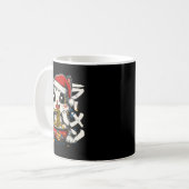 Mug Funny Christmas Santa Cat Ramen Japanese Kawaii An (Devant gauche)