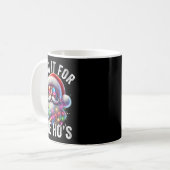 Mug Funny Christmas Santa Claus I Do It For The Hos Cu (Devant gauche)