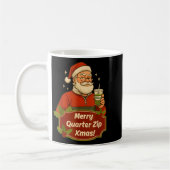 Mug Funny Christmas Santa Claus Quarterzip And Matcha  (Gauche)