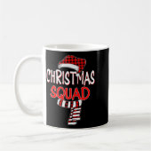 Mug Funny Christmas Santa Claus Red Plaid Shirt, Chris (Gauche)