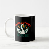 Mug Funny Christmas Santas Silliest Goose Humor  (Gauche)
