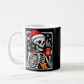 Mug Funny Christmas Skeleton Hot Chocolate Xmas Men Wo (Gauche)