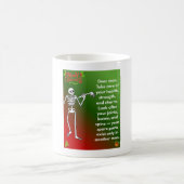 Mug Funny Christmas Skeleton Wishes for man (Centre)