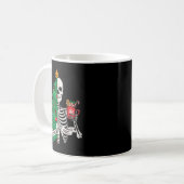 Mug Funny Christmas Sorta Merry Sorta Y Skeleton Xmas (Devant gauche)