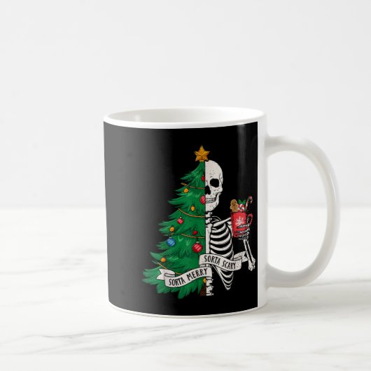 Mug Funny Christmas Sorta Merry Sorta Y Skeleton Xmas (Droite)