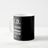 Mug Funny Christmas Tees & Tm. Obsessive Christmas (Devant gauche)