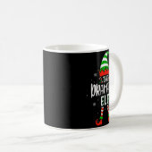 Mug Funny Christmas The Dramatic Elf Family Matching X (Devant droit)