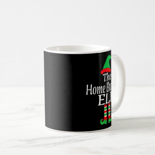 Mug Funny Christmas The Home Builder Elf Developer Arc (Devant droit)