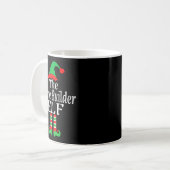Mug Funny Christmas The Home Builder Elf Developer Arc (Devant gauche)