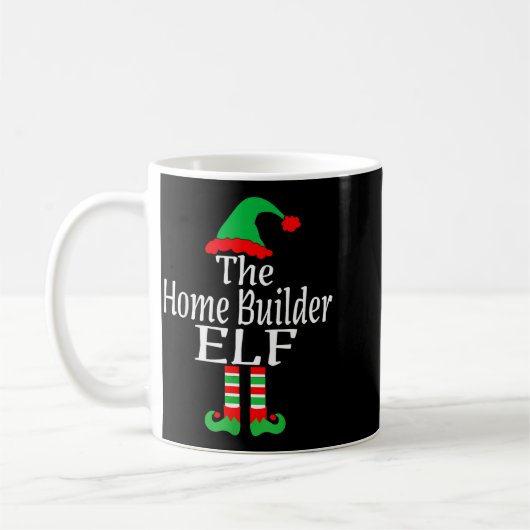 Mug Funny Christmas The Home Builder Elf Developer Arc (Gauche)
