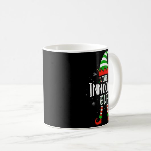 Mug Funny Christmas The Innocent Elf Family Matching X (Devant droit)