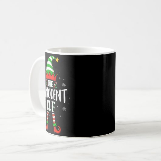 Mug Funny Christmas The Innocent Elf Family Matching X (Devant gauche)