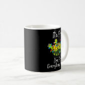 Mug Funny Christmas Turtle It's Fine I'm Fine Everythi (Devant droit)