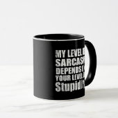 Mug Funny cite de célèbres paroles sarcastiques (Devant droit)