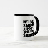 Mug Funny cite de célèbres paroles sarcastiques (Devant droit)