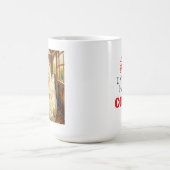 Mug Funny Close Up of Impasto Chicken that looks Mad (Centre)