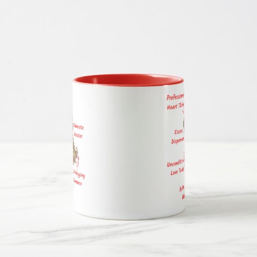 Mug Funny Cockapoo Anatomy - Unique Valentine Gift (Centre)