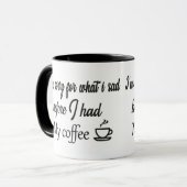 Mug Funny Coffee Lover Gift Caffeine Addicts,Coffee  (Devant gauche)