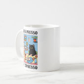 Mug Funny Coffee Lover With Cute Cat More Espresso Les (Devant gauche)
