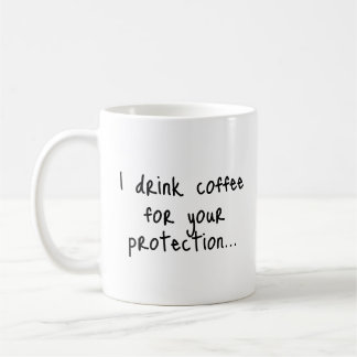 Mug Funny Coffee Quote | Sarcastic Gift Idea | Minimal