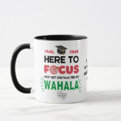 Mug Funny College Student GRAD VIBES No Wahala (Gauche)